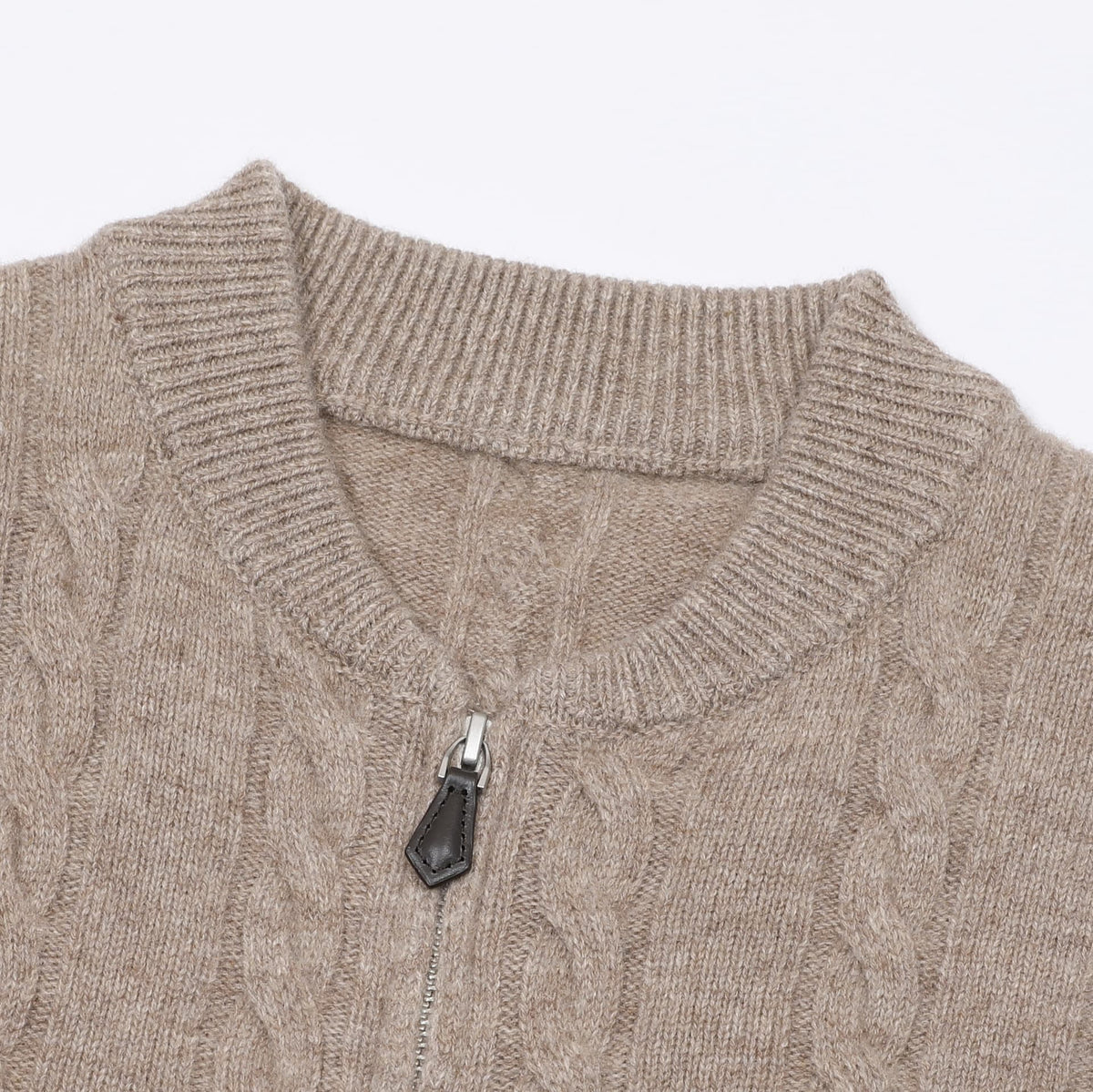 Varese Wool Cable Zip Cardigan