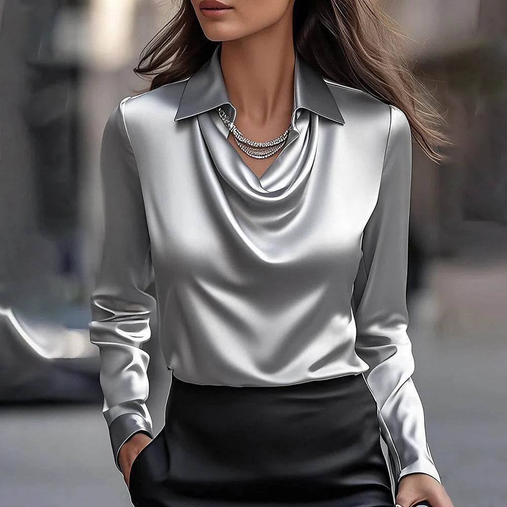 Elise Satin Blouse