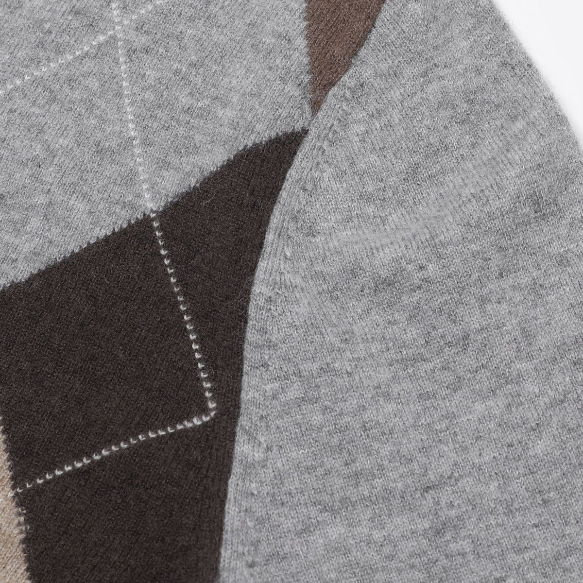 Cadore Argyle Crewneck