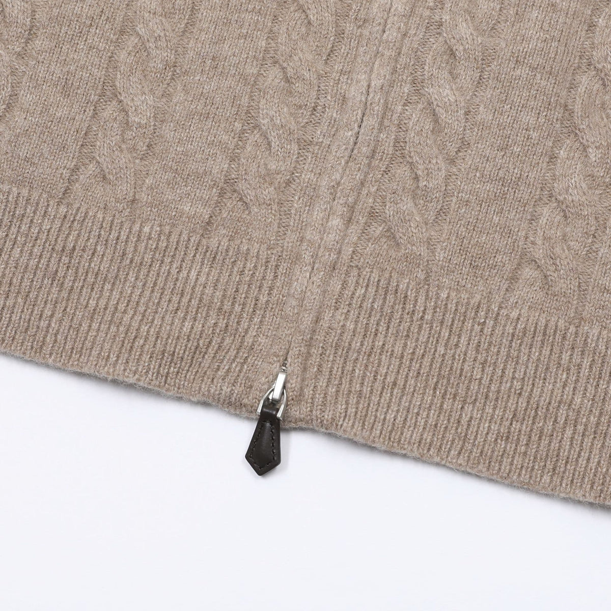 Varese Wool Cable Zip Cardigan