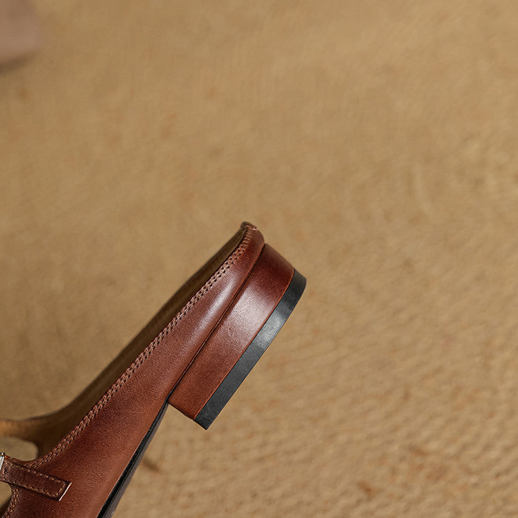 Marlowe Genuine Leather Flats