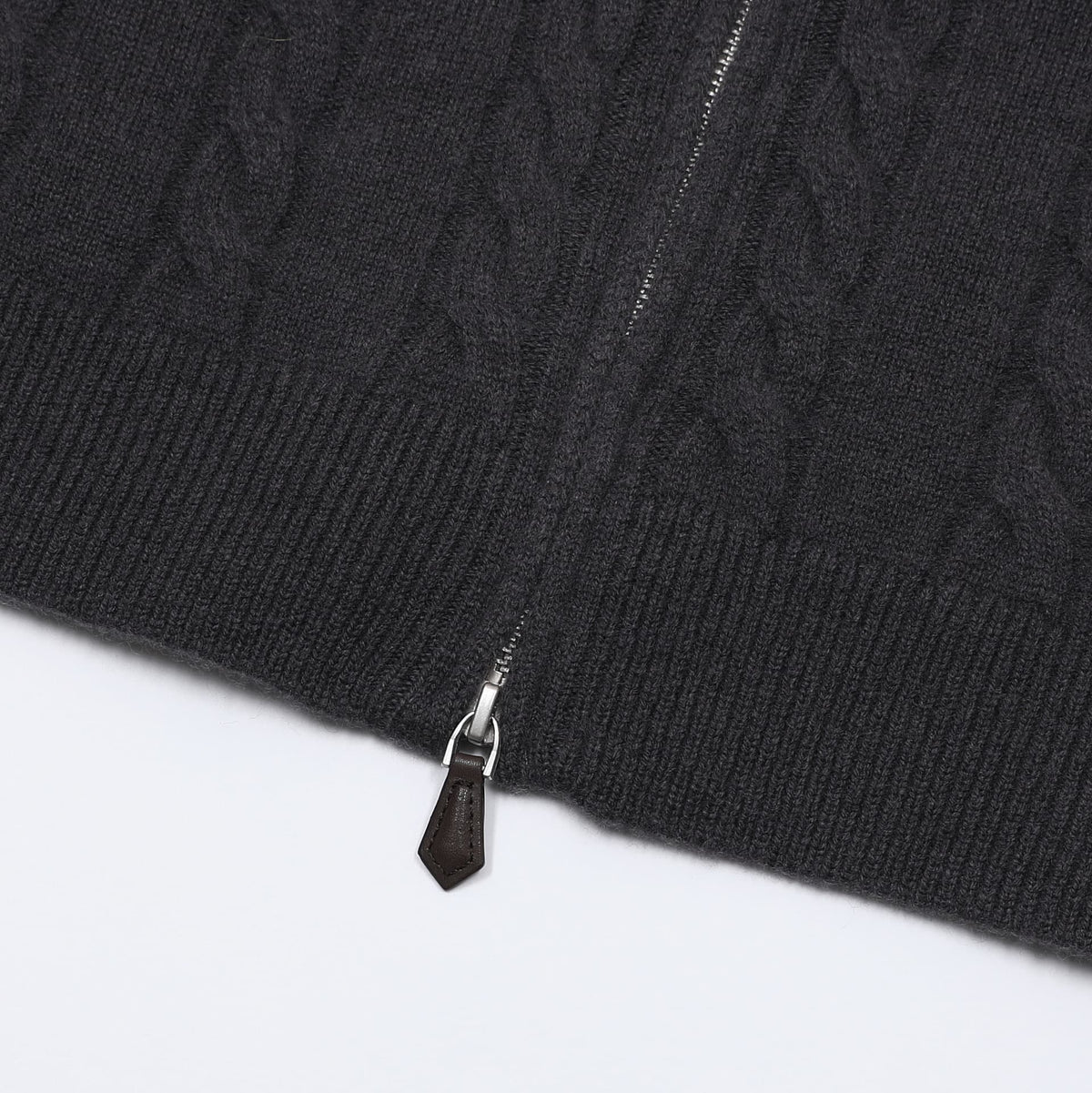 Varese Wool Cable Zip Cardigan