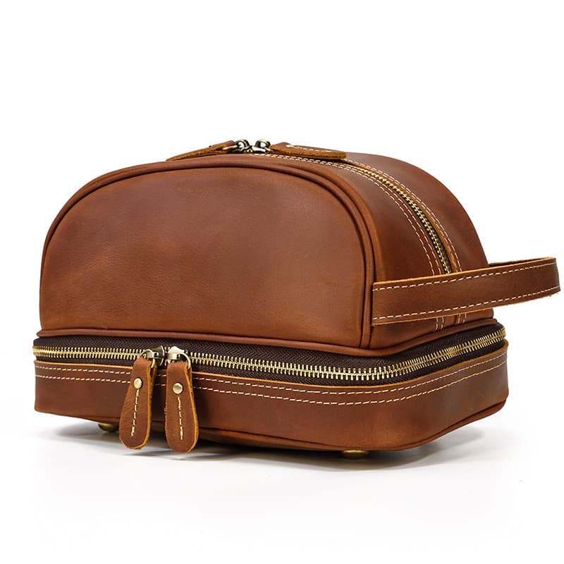 Saint + Vale Leather Dopp Kit