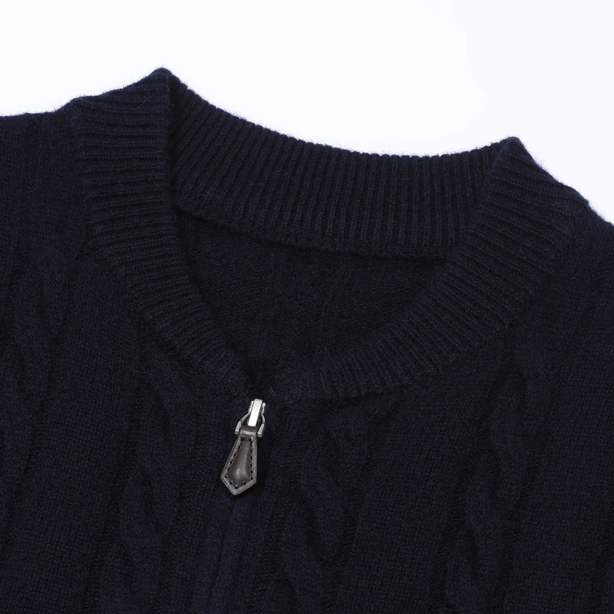 Varese Wool Cable Zip Cardigan