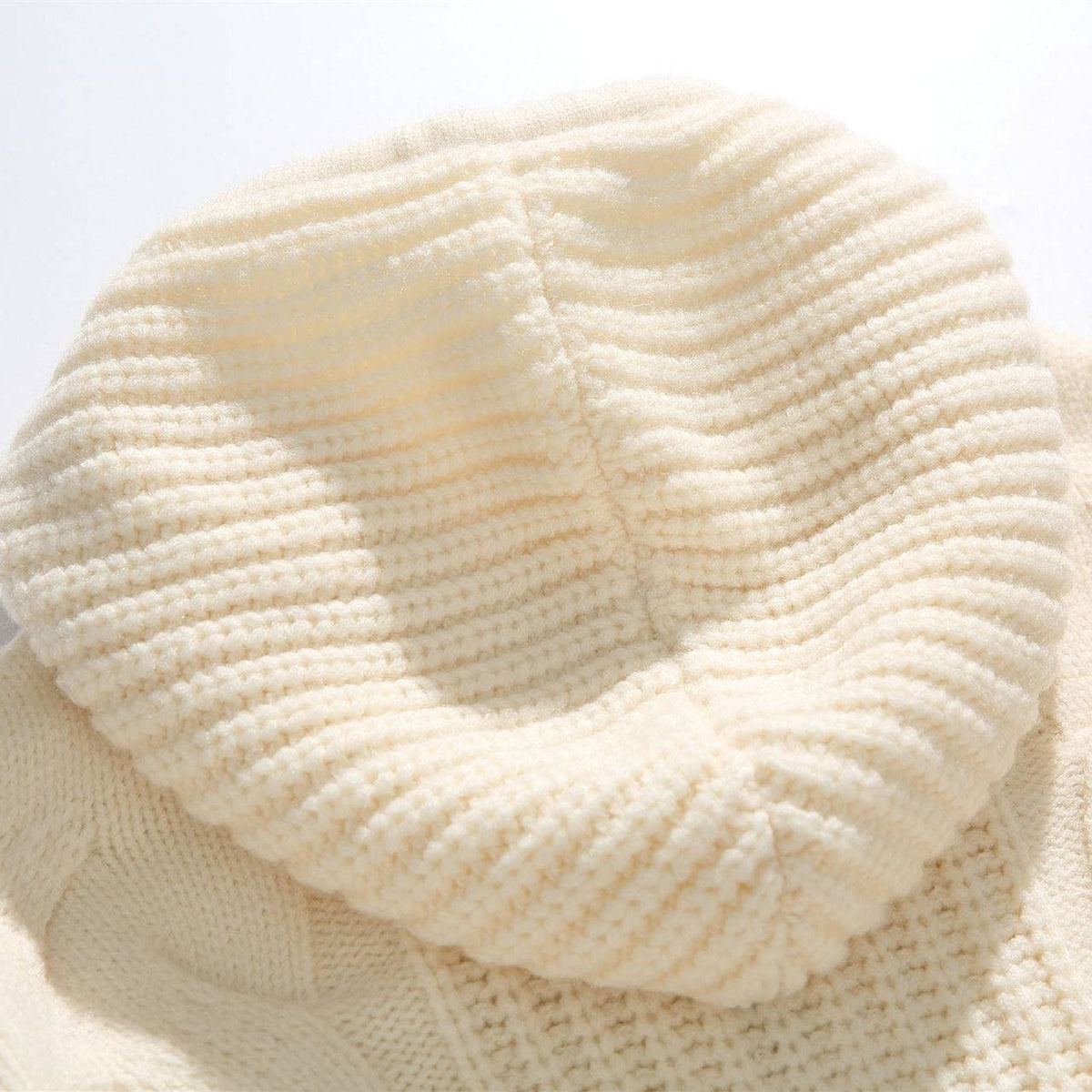 Como Cable-Knit Half-Zip Hoodie