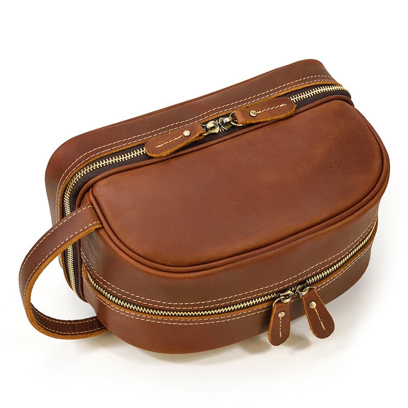 Saint + Vale Leather Dopp Kit