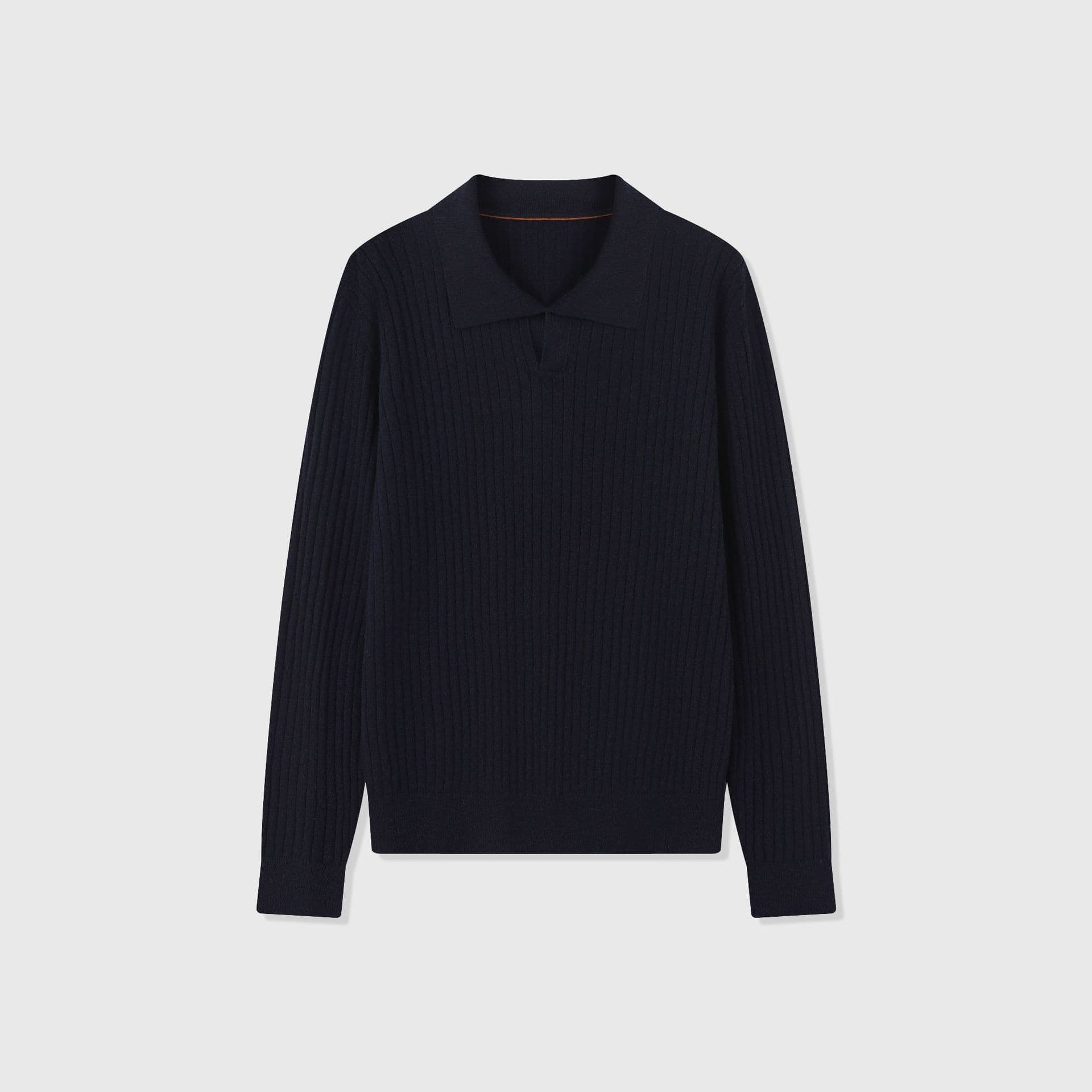 Vieste Wool-Blend Ribbed Polo