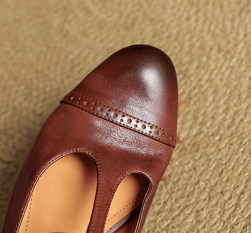 Florence Genuine Leather Flats