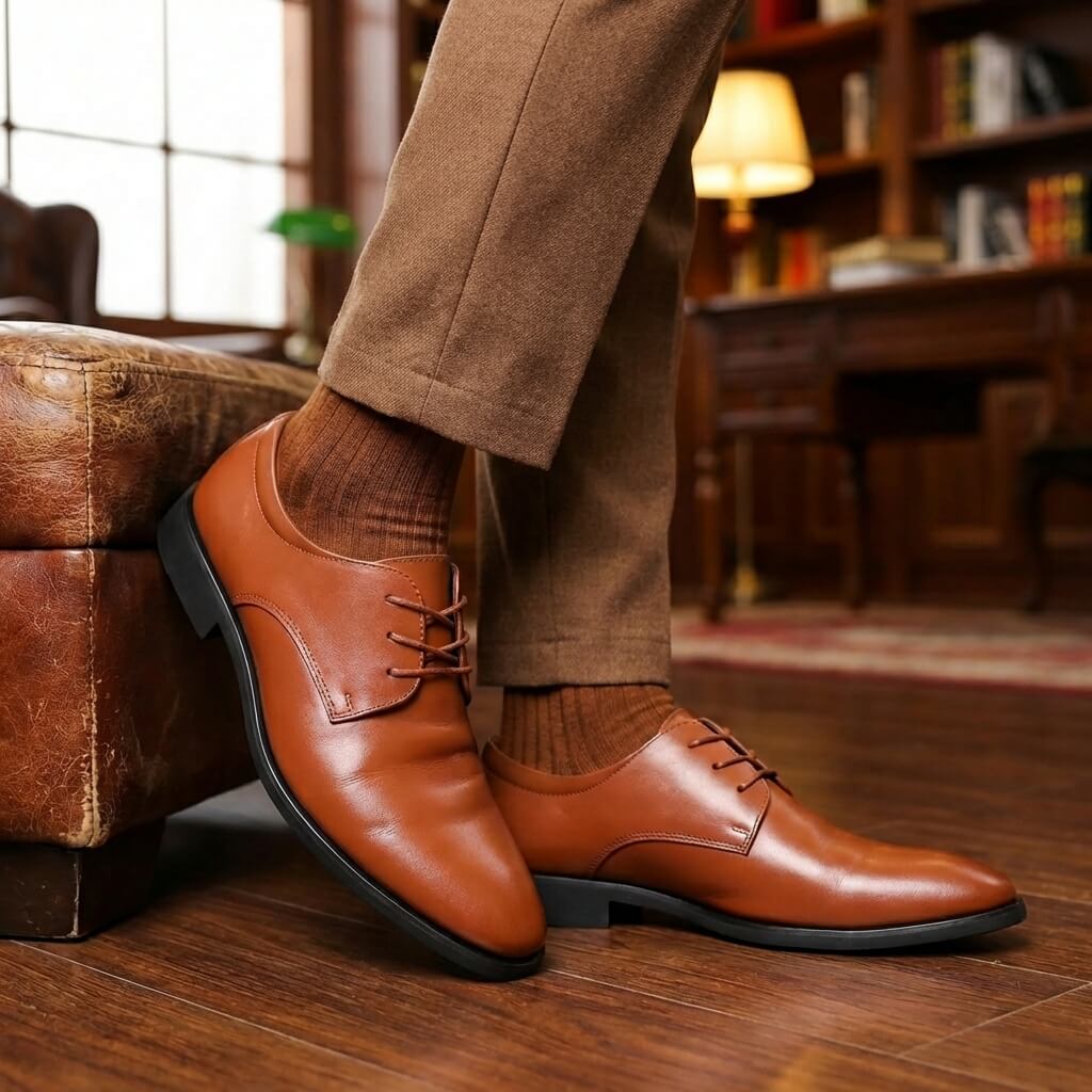 Classic Leather Derby Shoes