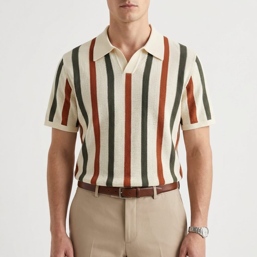 Palermo Vintage Weave Polo