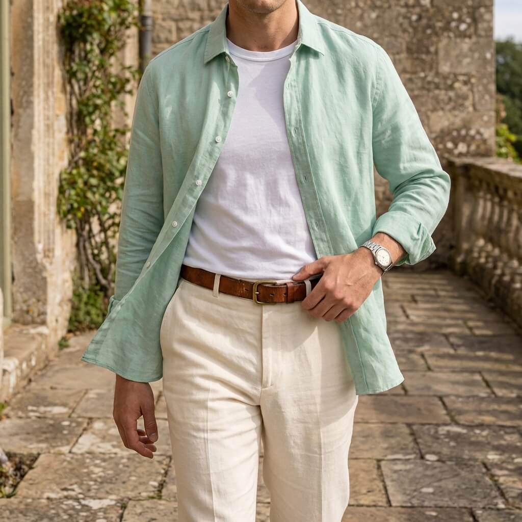 Riverton Linen Long Sleeve