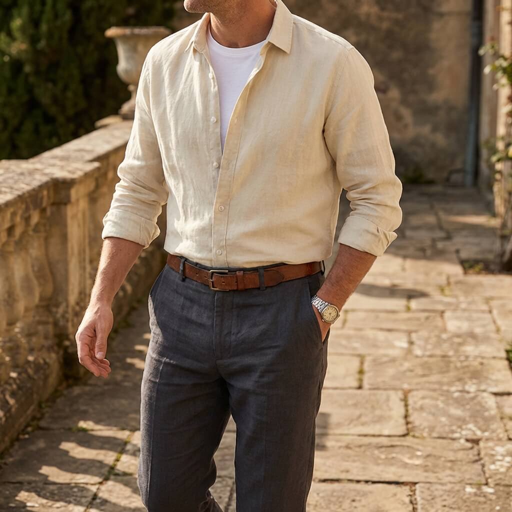 Riverton Linen Long Sleeve