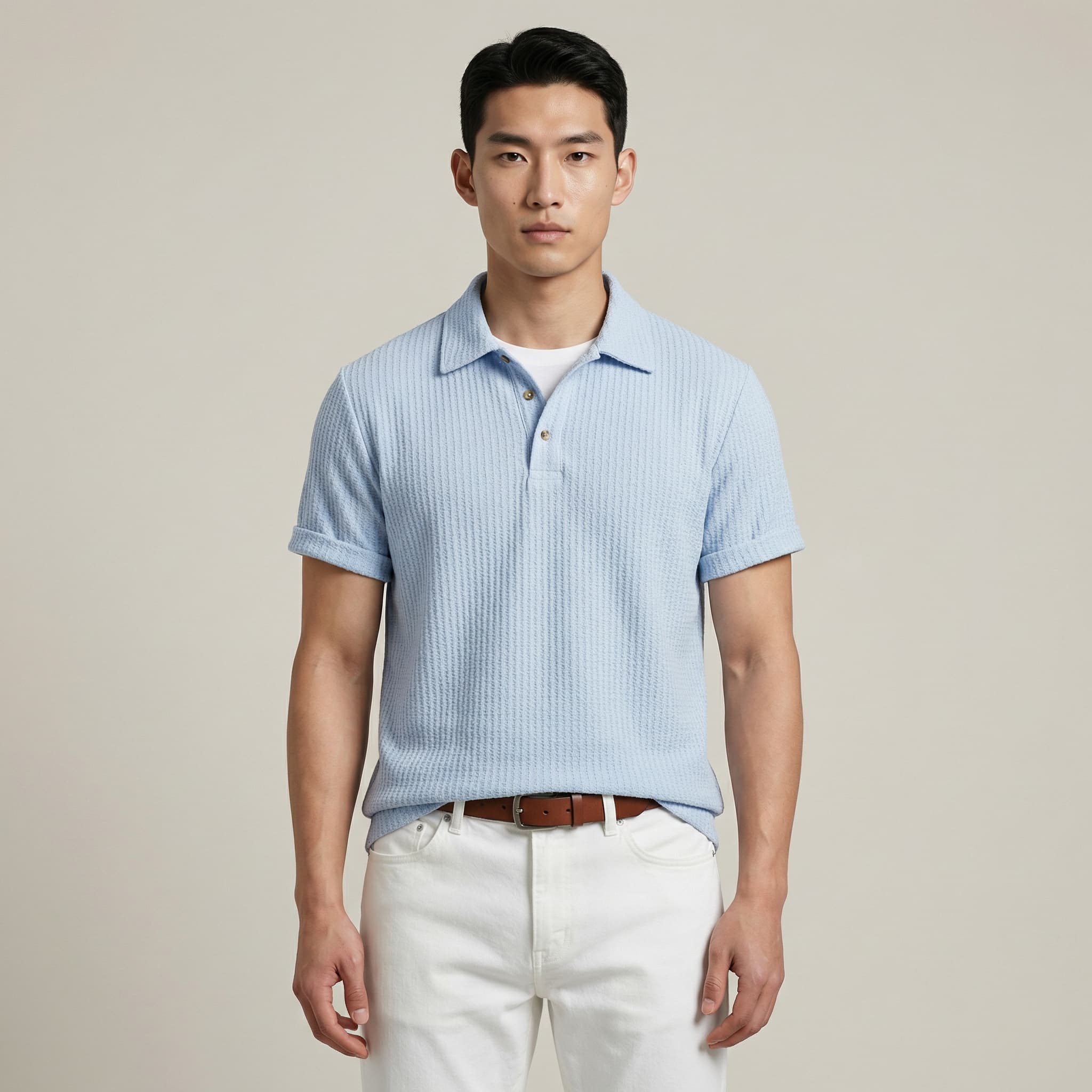Lido Waffle Knit Polo