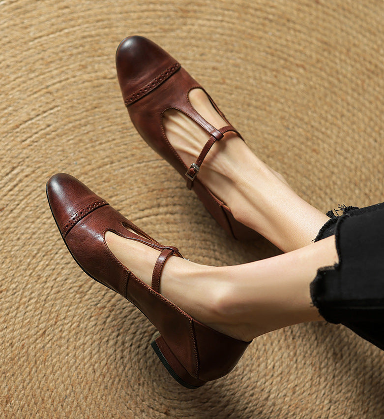 Florence Genuine Leather Flats