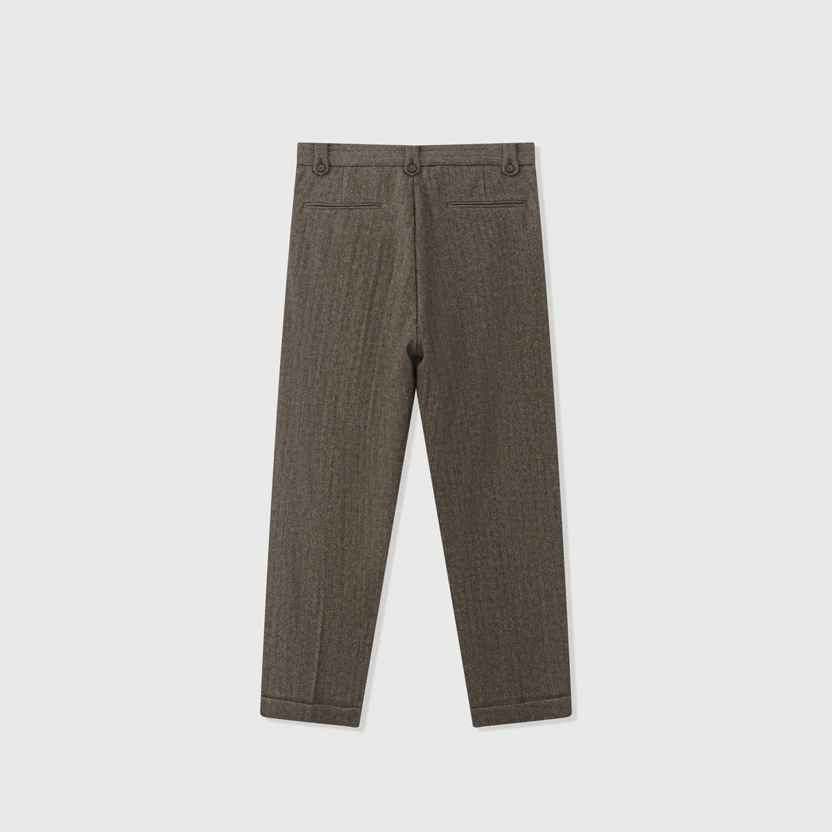 Trento Wool Herringbone Trouser