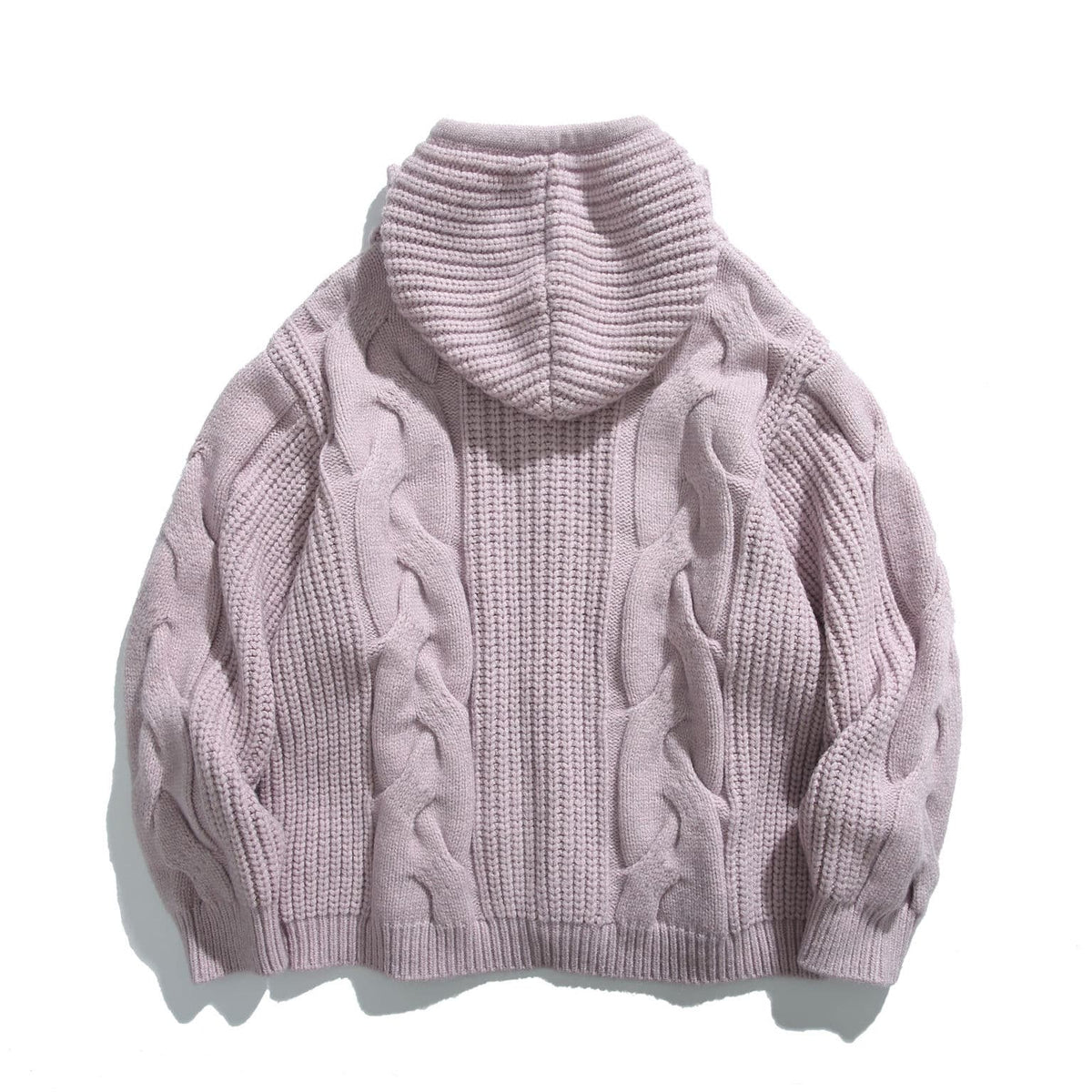 Como Cable-Knit Half-Zip Hoodie