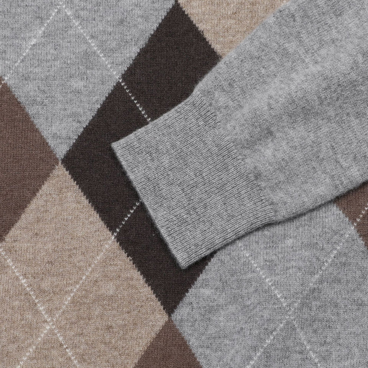 Cadore Argyle Crewneck