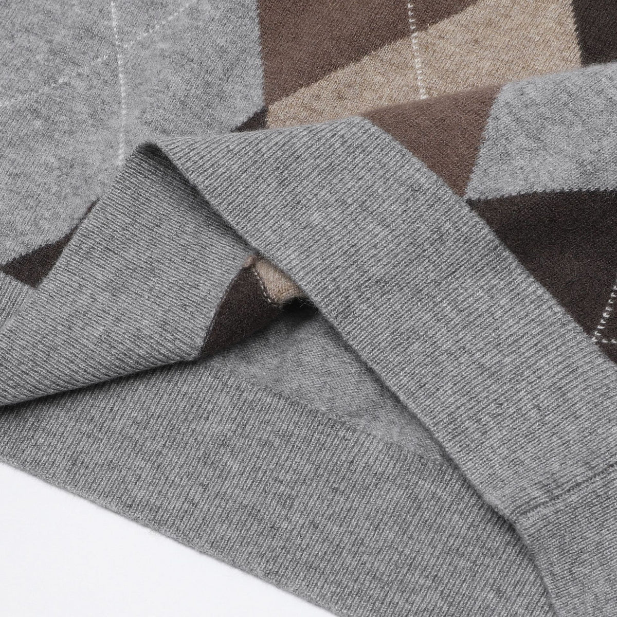 Cadore Argyle Crewneck