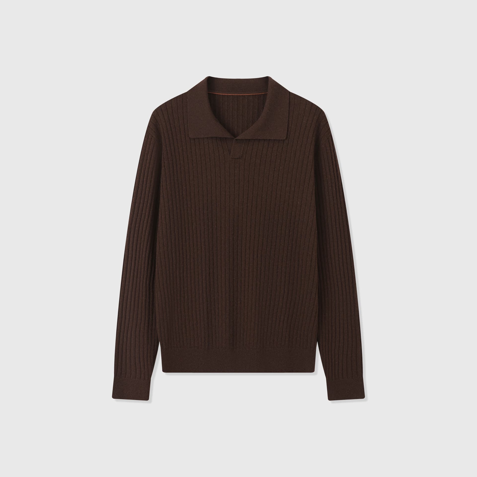 Vieste Wool-Blend Ribbed Polo
