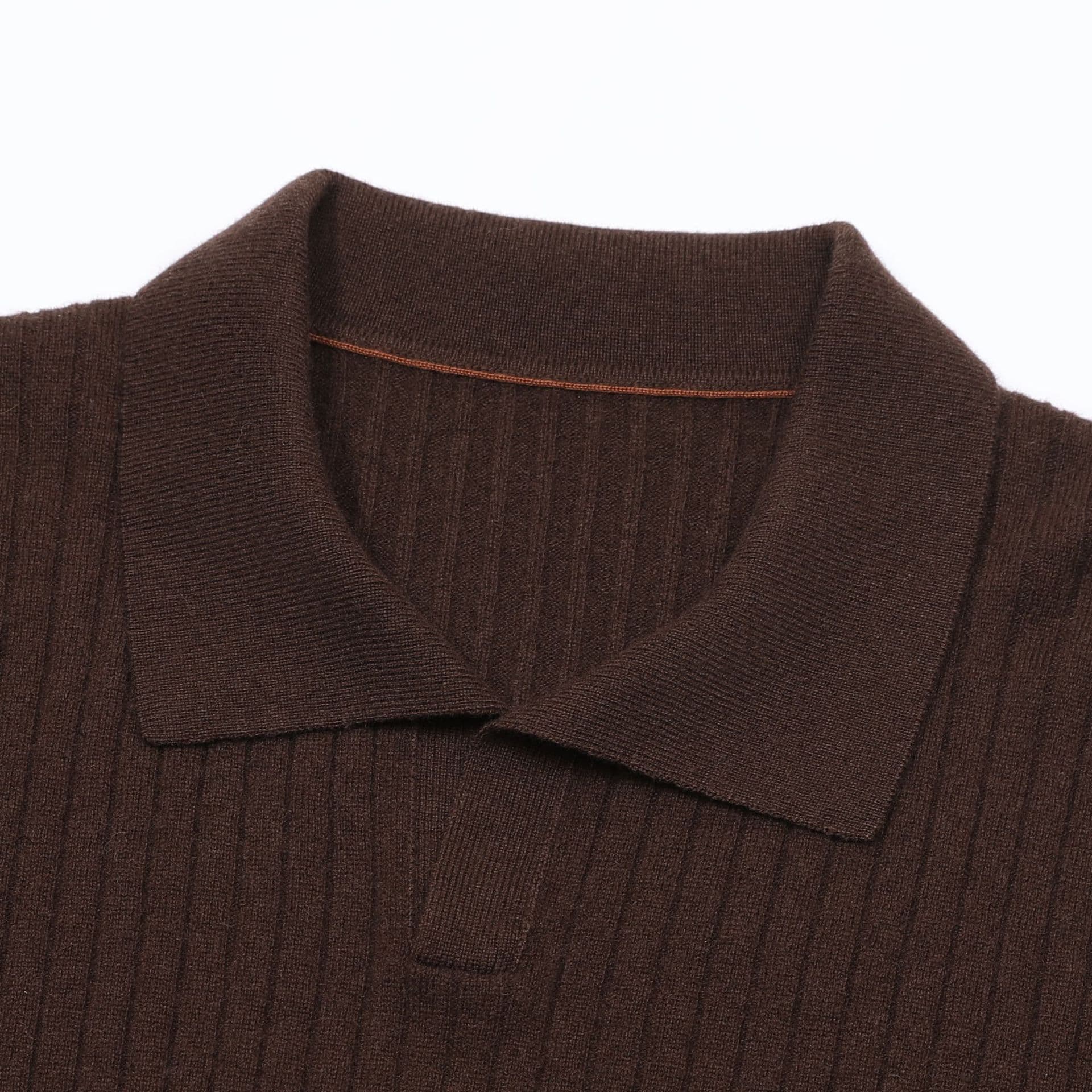 Vieste Wool-Blend Ribbed Polo
