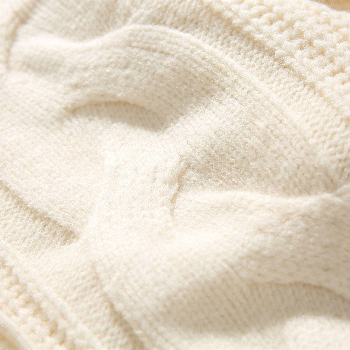 Como Cable-Knit Half-Zip Hoodie