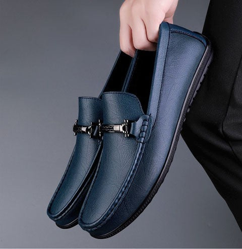 Raven Leather Loafer
