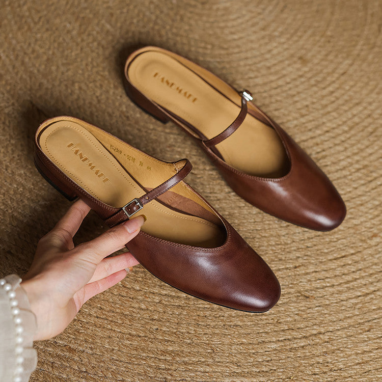 Marlowe Genuine Leather Flats