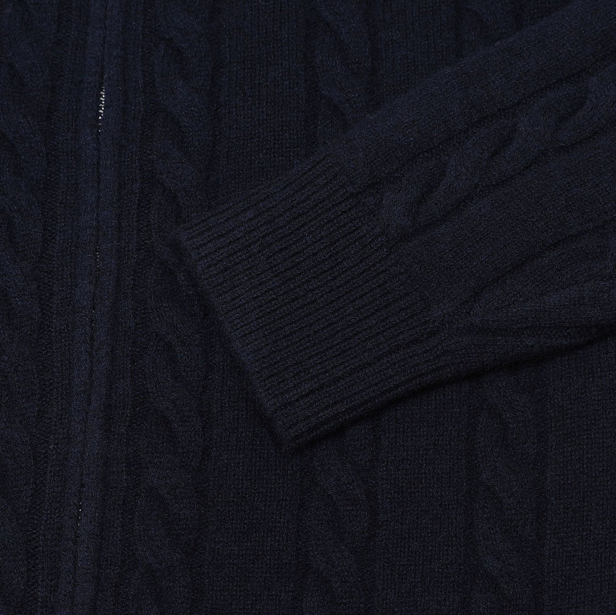 Varese Wool Cable Zip Cardigan