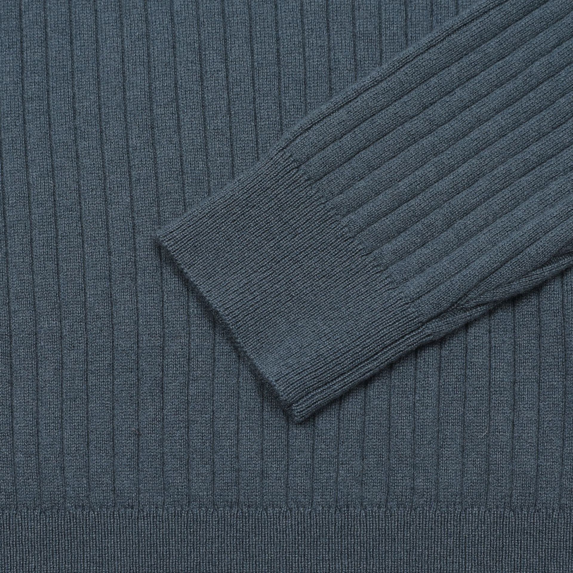 Vieste Wool-Blend Ribbed Polo