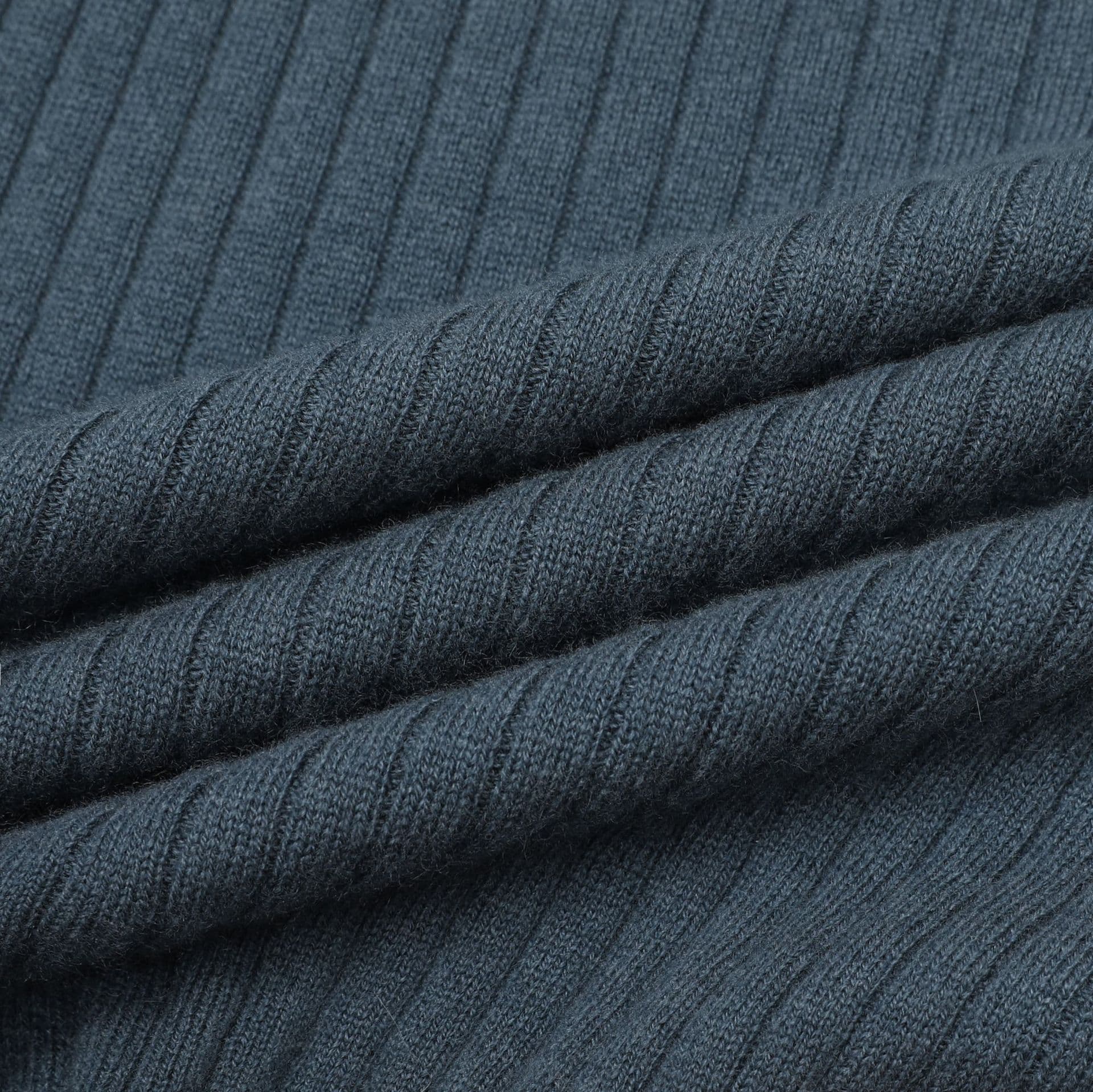Vieste Wool-Blend Ribbed Polo