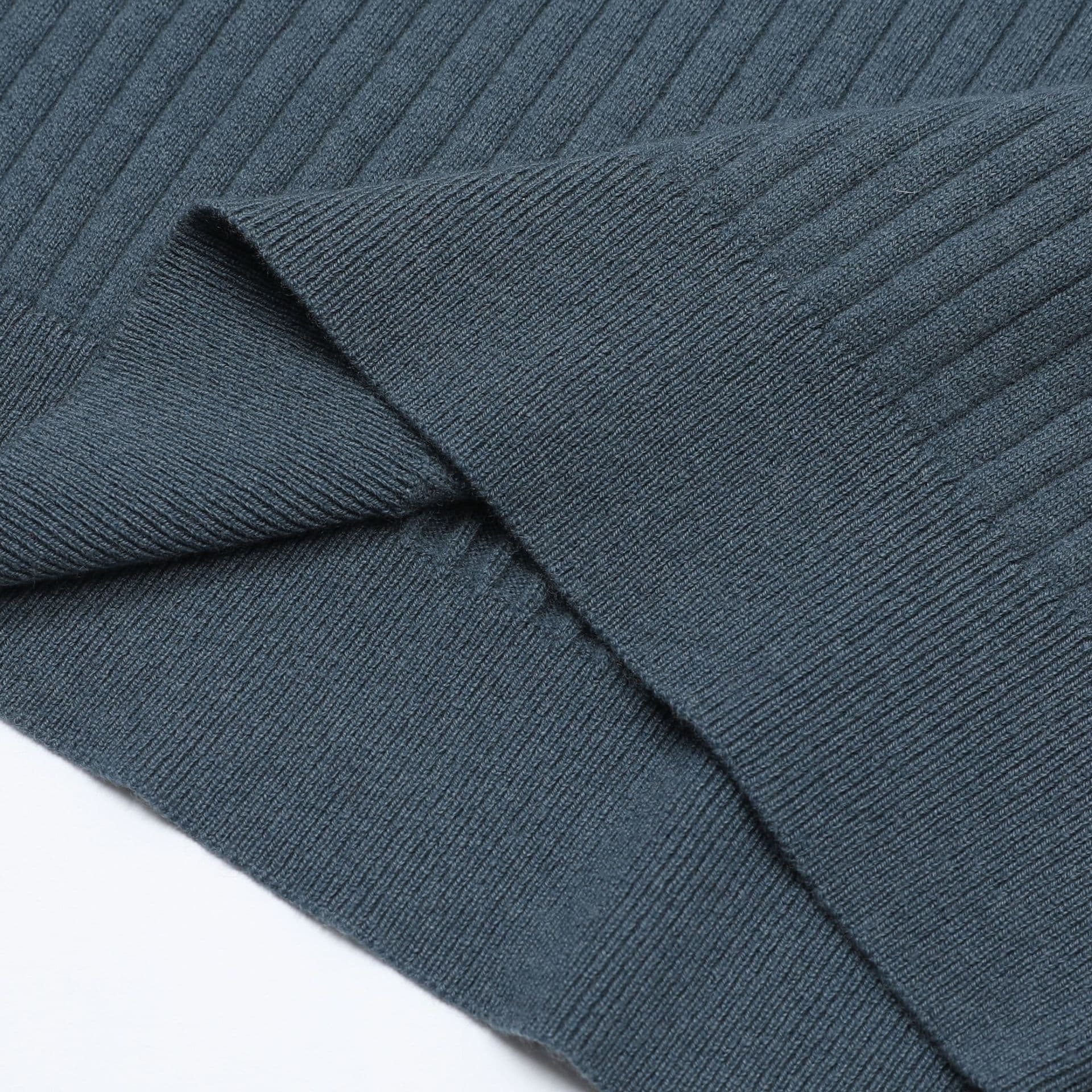 Vieste Wool-Blend Ribbed Polo