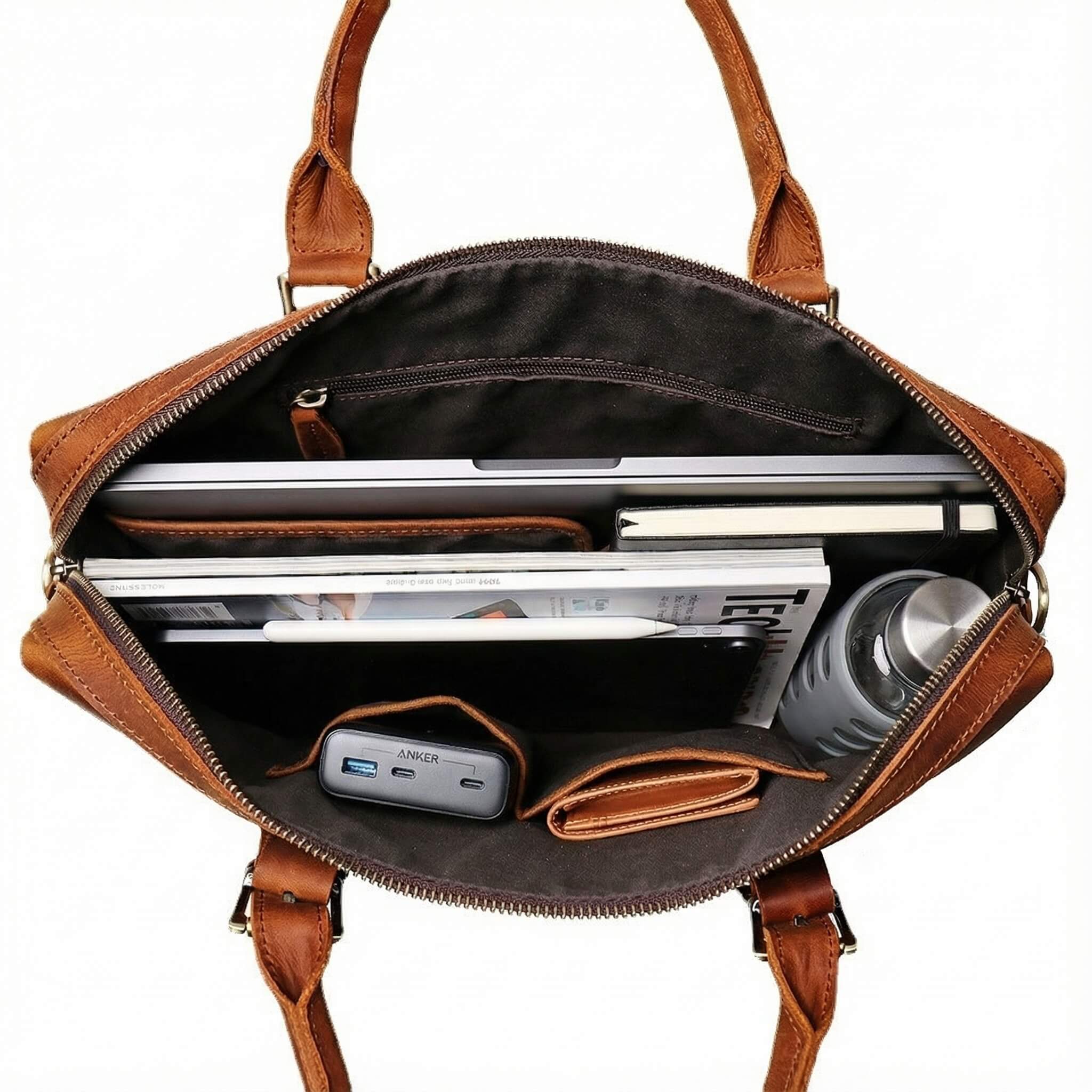 Kingsley Leather Messenger