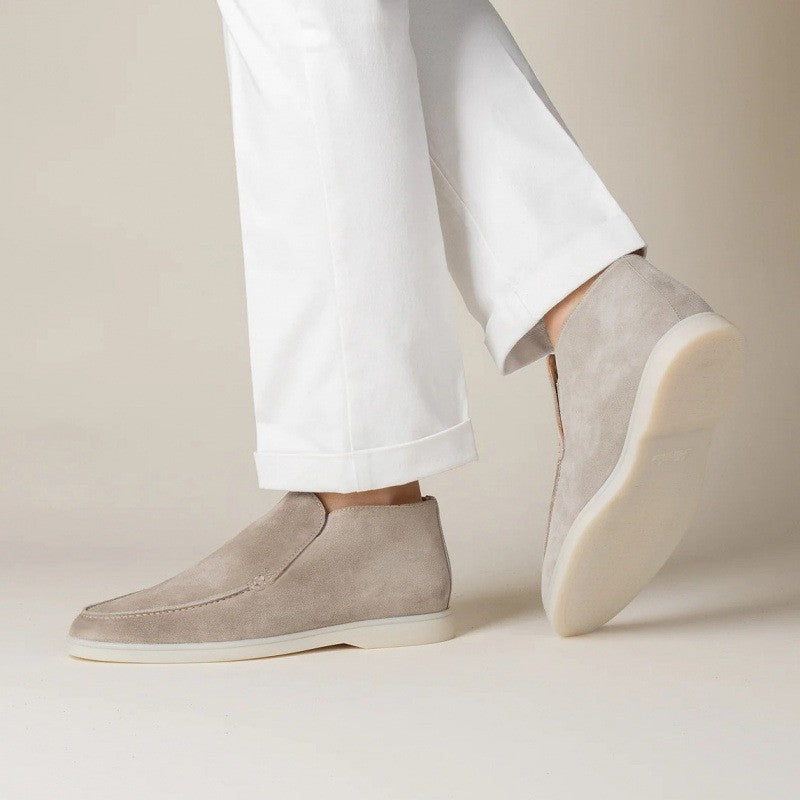 Portofino Suede Hi-Top Loafer