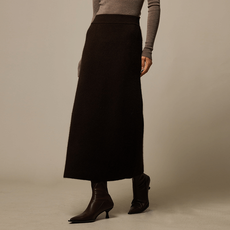 Rowan Velvet Wool Skirt